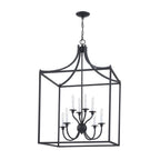 THOMAS CN700816 Prescott 24'' Wide 8-Light Chandelier - Mattte Black