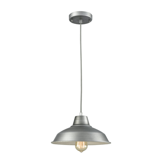 THOMAS CN770148 Classic Loft 11'' Wide 1-Light Mini Pendant - Weathered Zinc