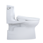 TOTO MW6144736CUFGA#01 WASHLET+ Carlyle II 1G One-Piece Elongated 1.0 GPF Toilet with Auto Flush WASHLET+ S7A Contemporary Bidet Seat , Cotton White