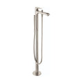 HANSGROHE 31432821 Metris Freestanding Tub Filler Trim with 1.75 GPM Handshower - Brushed Nickel
