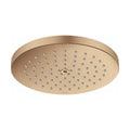 HANSGROHE 26928141 Raindance S Showerhead 180 1-Jet PowderRain, 2.5 GPM - Brushed Bronze