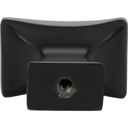 JEFFREY ALEXANDER 767MB Philip 1-1/4" Length Rectangle Knob - Matte Black