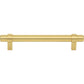 JEFFREY ALEXANDER 5128BG Key Grande 128 mm Center-to-Center Bar Pull - Brushed Gold