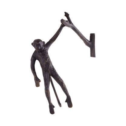 ELK STUDIO COAT003 Aluminum Monkey Wall Hook - Dark