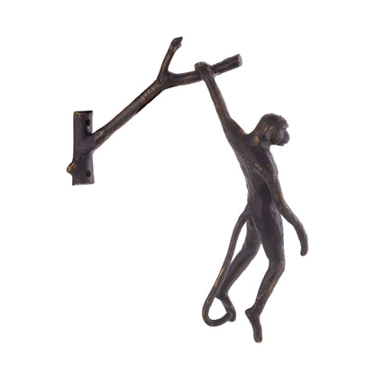 ELK STUDIO COAT003 Aluminum Monkey Wall Hook - Dark