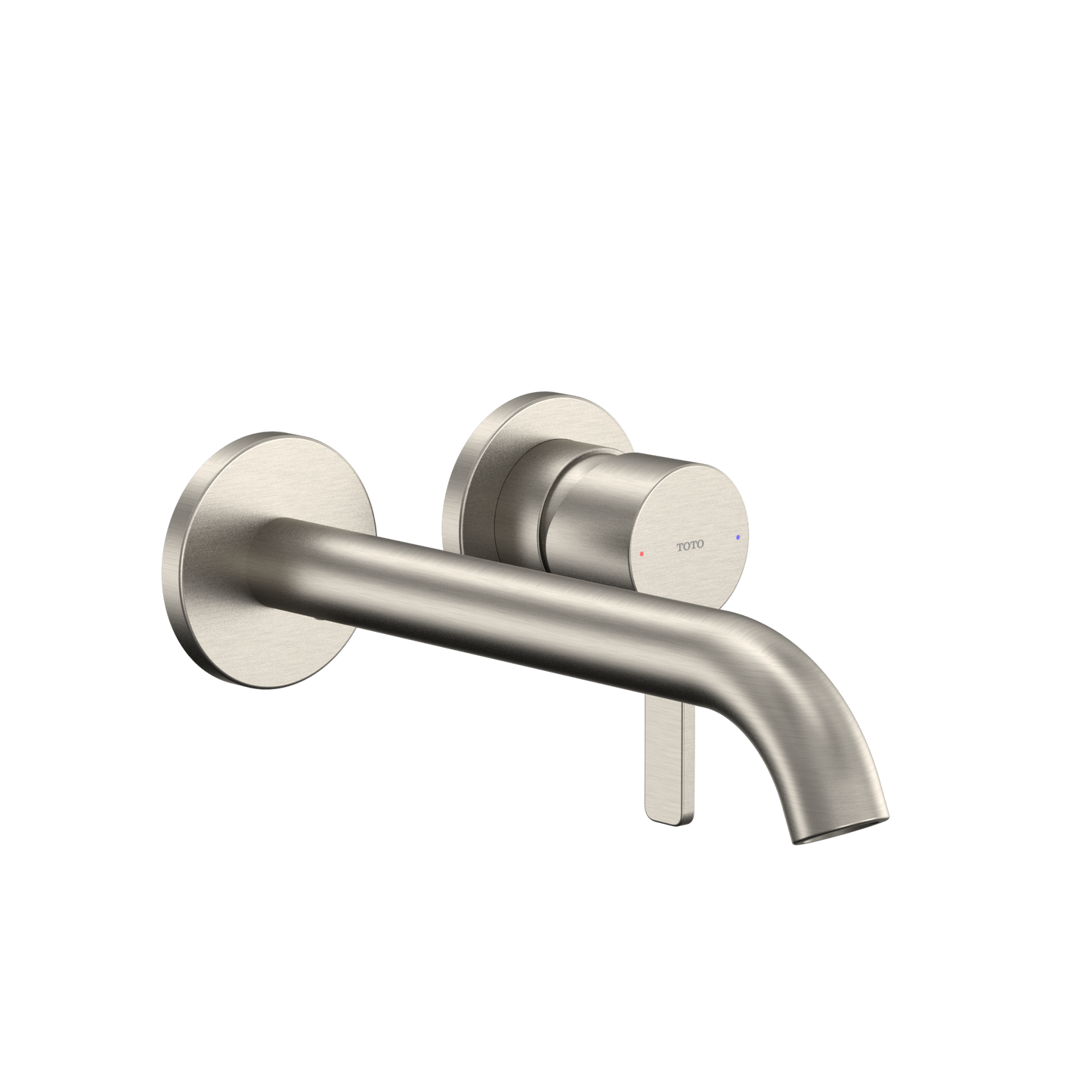 TOTO TLG11308U#BN GF 1.2 GPM Wall-Mount Single-Handle Long Bathroom Faucet with COMFORT GLIDE Technology , Brushed Nickel