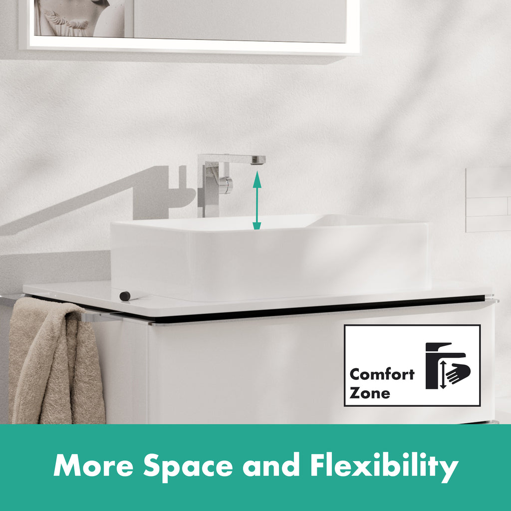 HANSGROHE 73072001 Tecturis E Single-Hole Fine 240, 1.2 GPM - Chrome