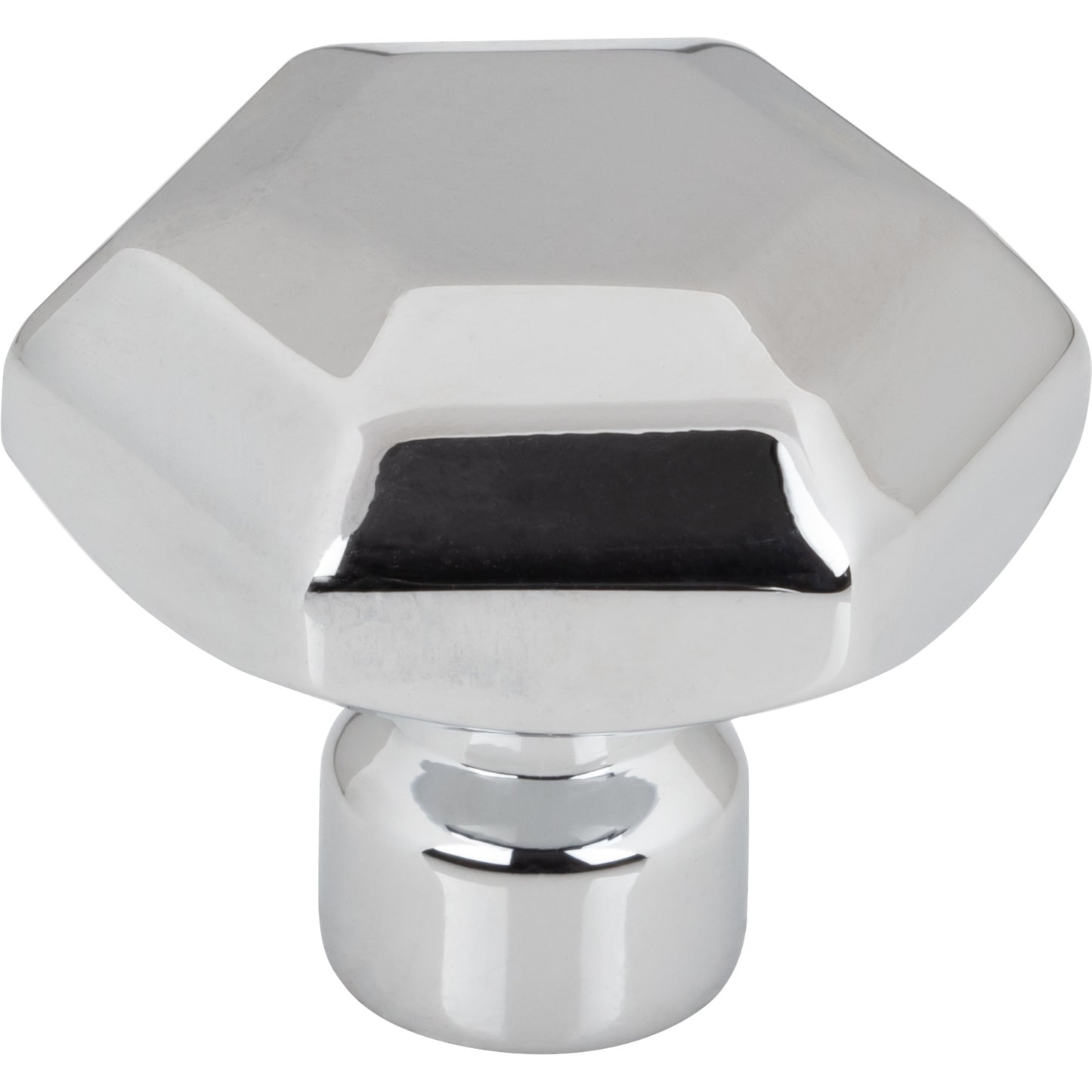 TOP KNOBS TK3200PC Dustin 1 1/4" Length Geometric Knob - Polished Chrome