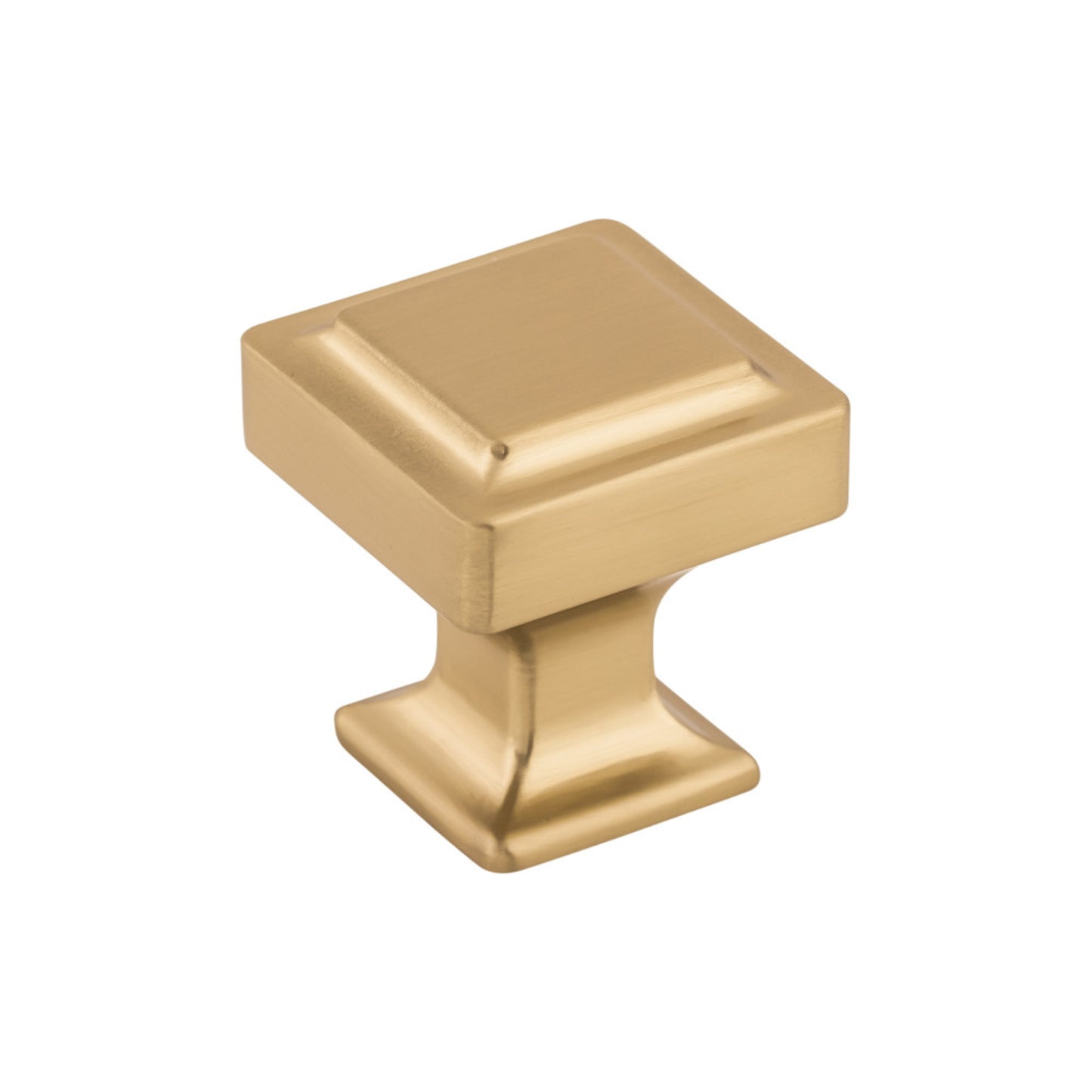 TOP KNOBS TK701HB Ascendra 1 1/8" Length Square Knob - Honey Bronze