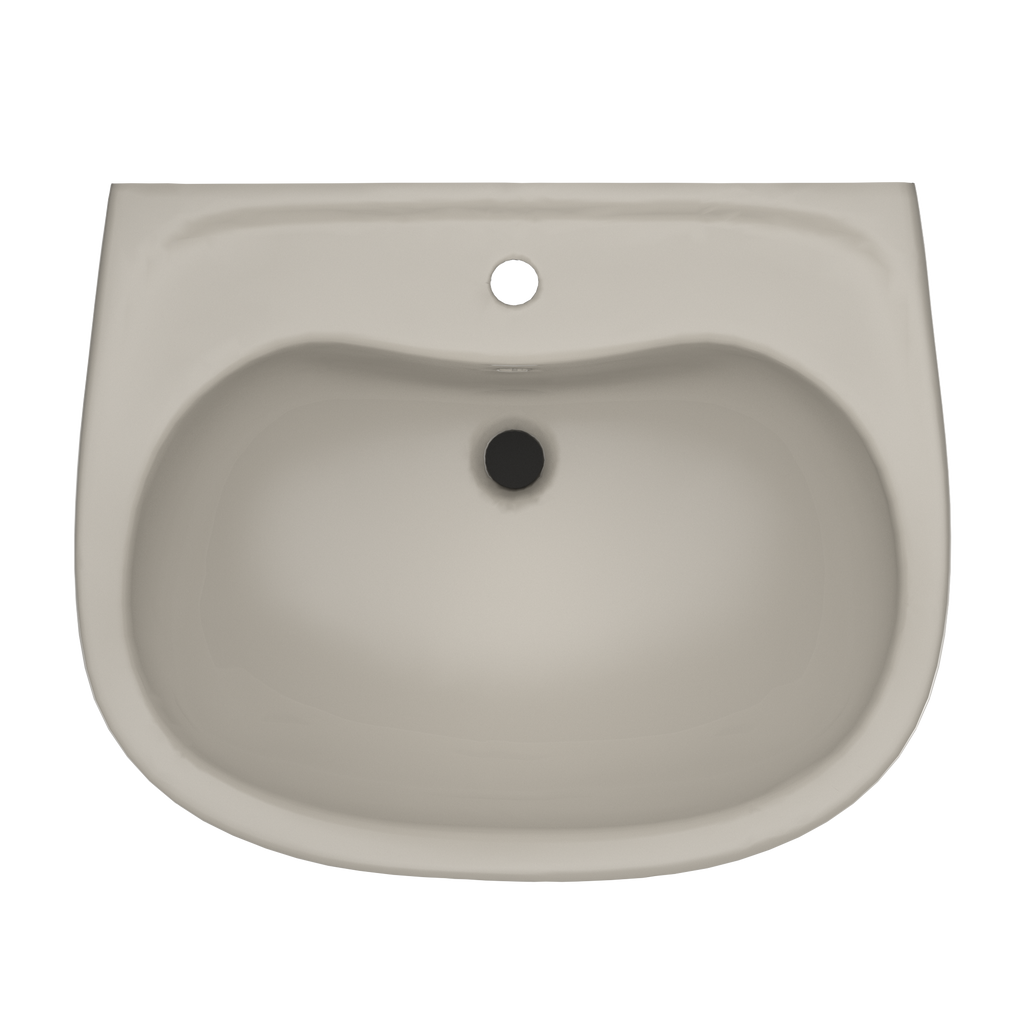 TOTO LPT242G#03 Prominence Oval Basin Pedestal Bathroom Sink With Cefiontect For Single Hole Faucets - Bone