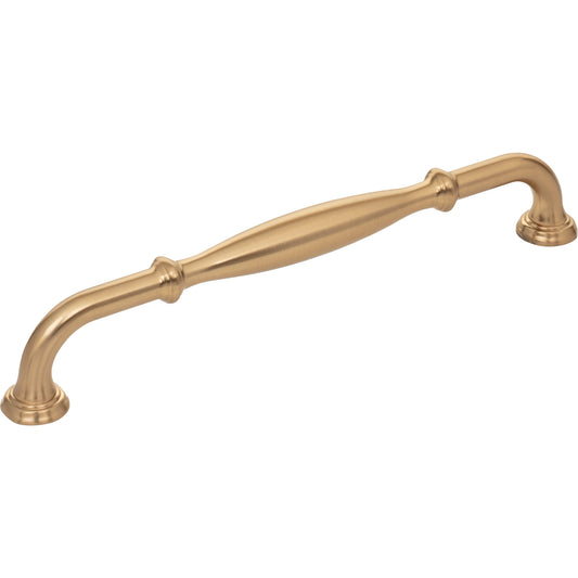 JEFFREY ALEXANDER 658-192SBZ Tiffany 192 mm Center-to-Center Bar Pull - Satin Bronze