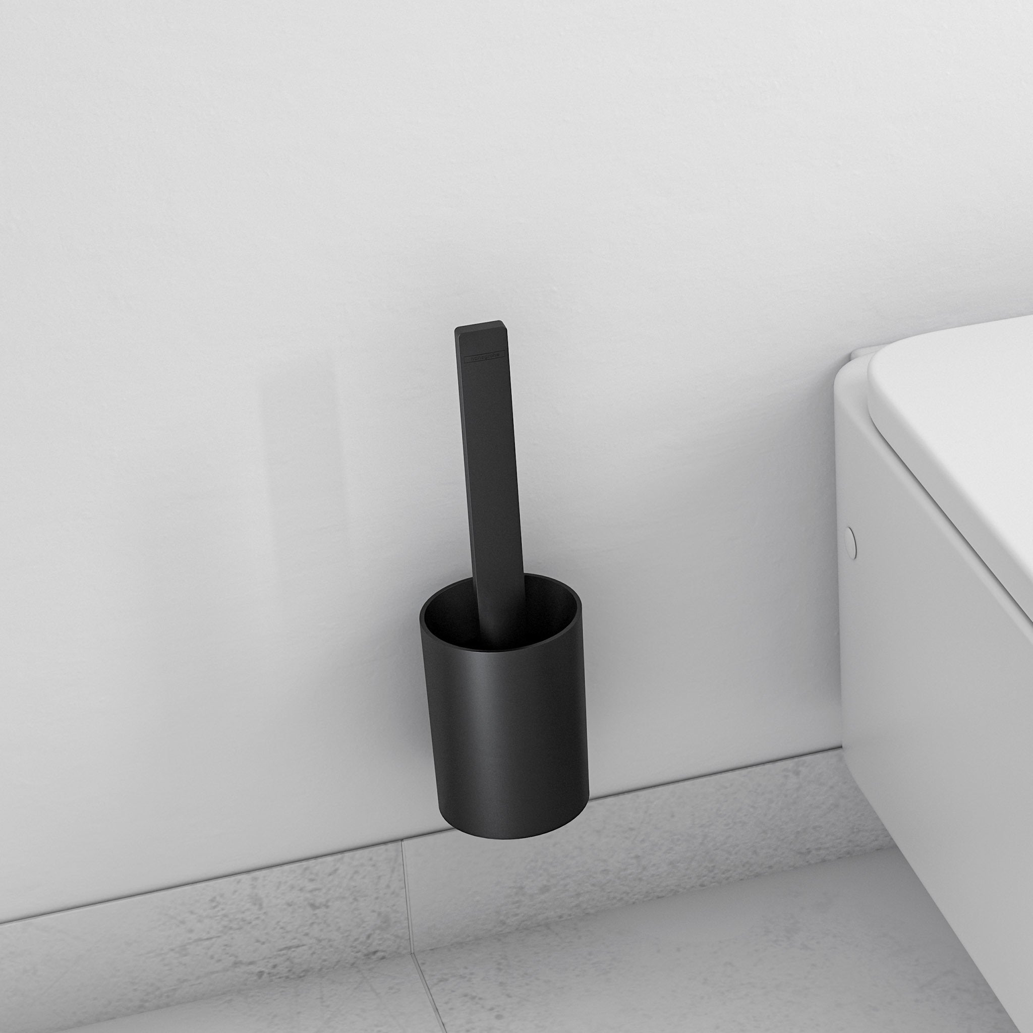 HANSGROHE 27927670 WallStoris Toilet Brush Holder - Matte Black