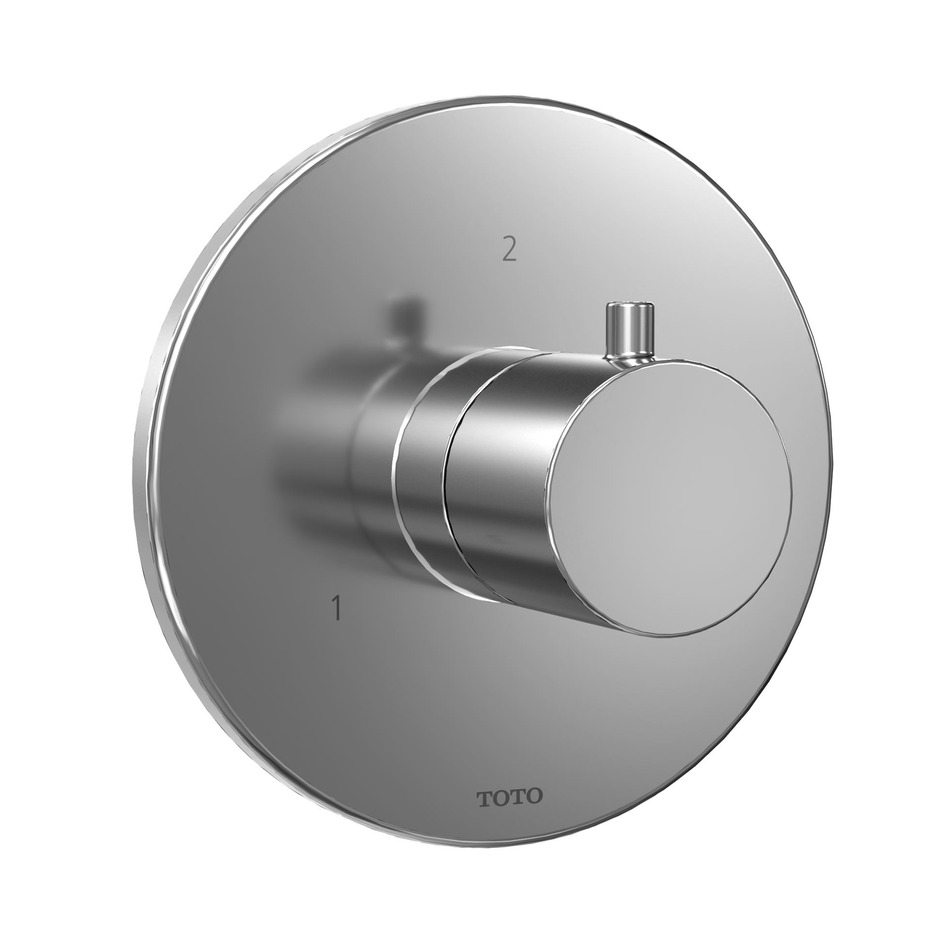 TOTO TBV01103U#CP Round Two-Way Diverter Shower Trim - Polished Chrome