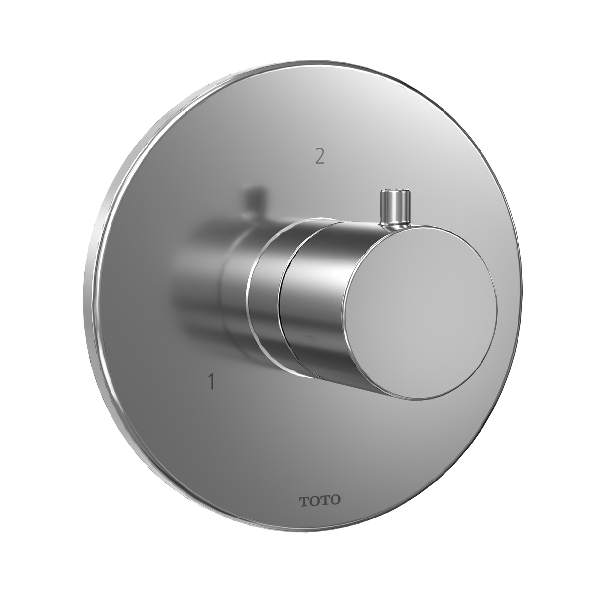 TOTO TBV01103U#CP Round Two-Way Diverter Shower Trim - Polished Chrome