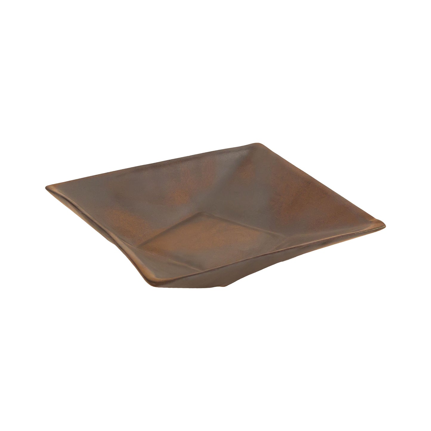 ELK STUDIO CPLAT002 Square Platter in Cerametal Finish