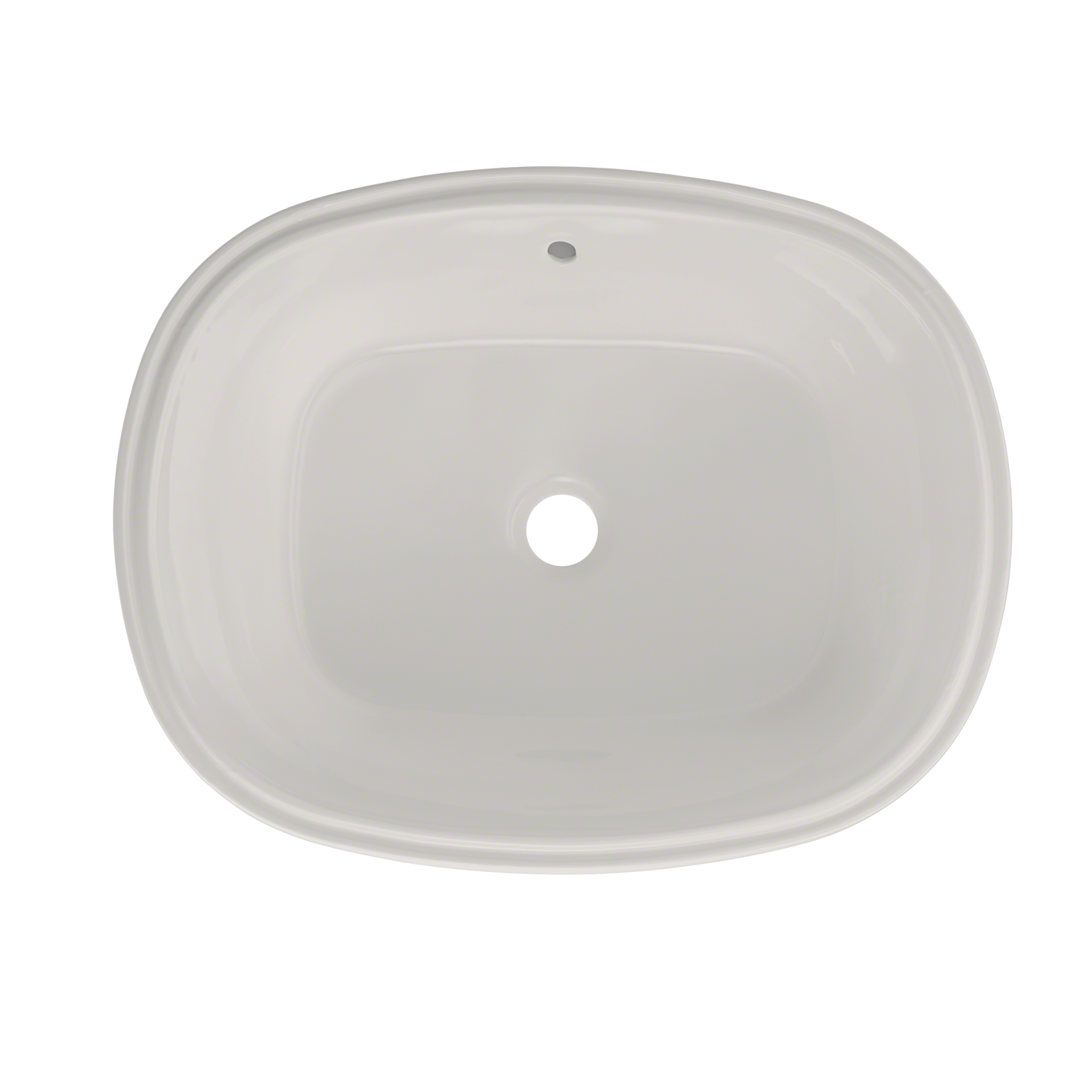 TOTO LT481G#11 Maris 20-5/16" x 15-9/16" Oval Undermount Bathroom Sink with CEFIONTECT , Colonial White