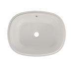 TOTO LT481G#11 Maris 20-5/16" X 15-9/16" Oval Undermount Bathroom Sink With Cefiontect - Colonial White