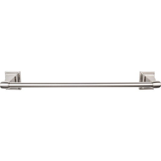 TOP KNOBS STK8BSN TOP BATH (R) Stratton Bath Single 26" Wall Mounted  Towel Bar , Brushed Satin Nickel