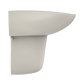 TOTO LHT242G#12 Prominence Oval Wall-Mount Bathroom Sink with CeFiONtect and Shroud for Single Hole Faucets , Sedona Beige