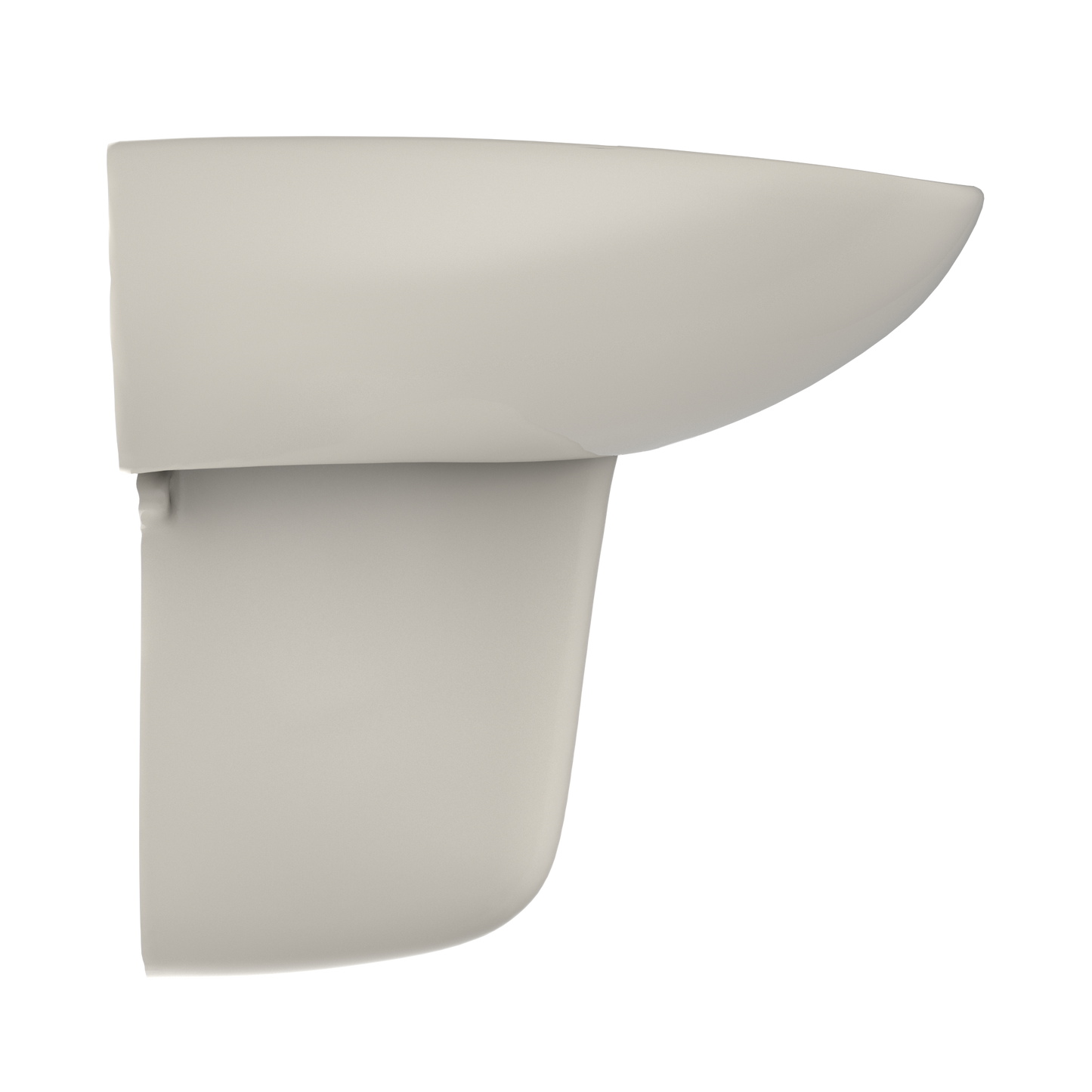 TOTO LHT242G#12 Prominence Oval Wall-Mount Bathroom Sink with CeFiONtect and Shroud for Single Hole Faucets , Sedona Beige