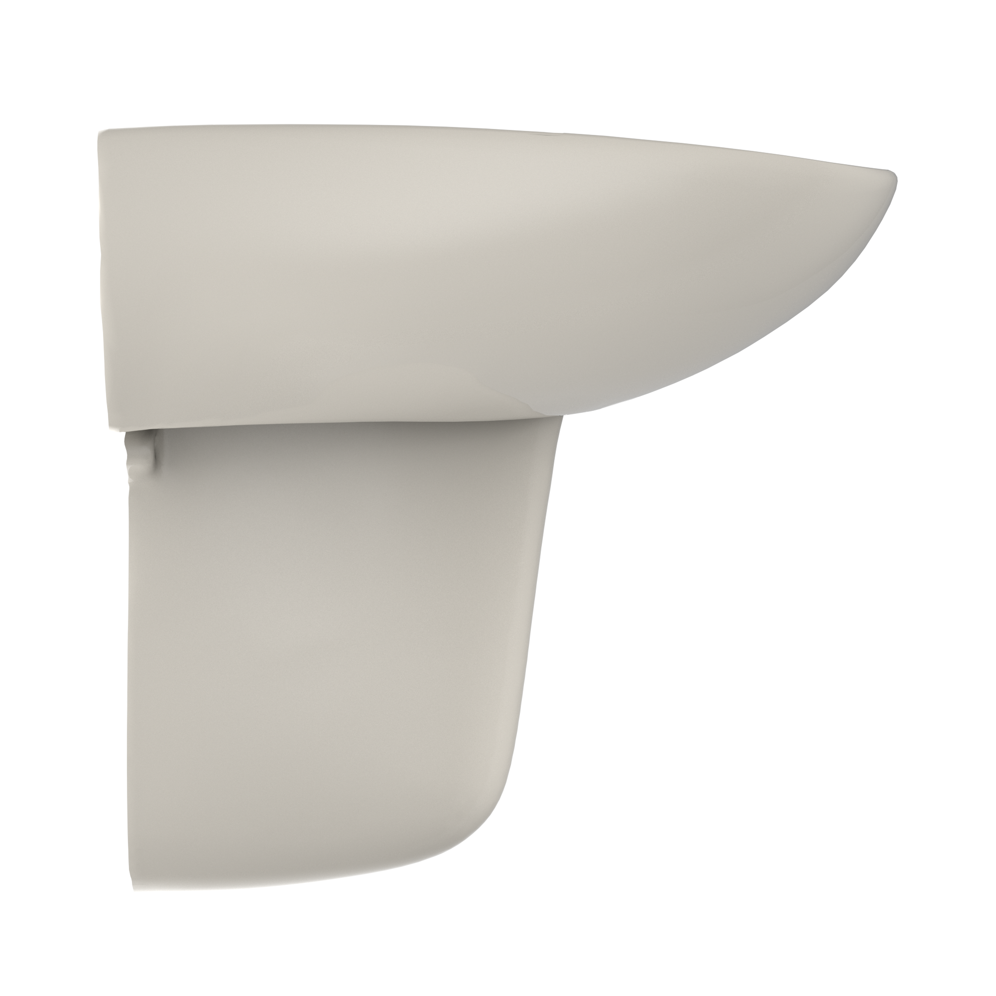 TOTO LHT242.8G#12 Prominence Oval Wall-Mount Bathroom Sink With Cefiontect And Shroud For 8 Inch Center Faucets - Sedona Beige