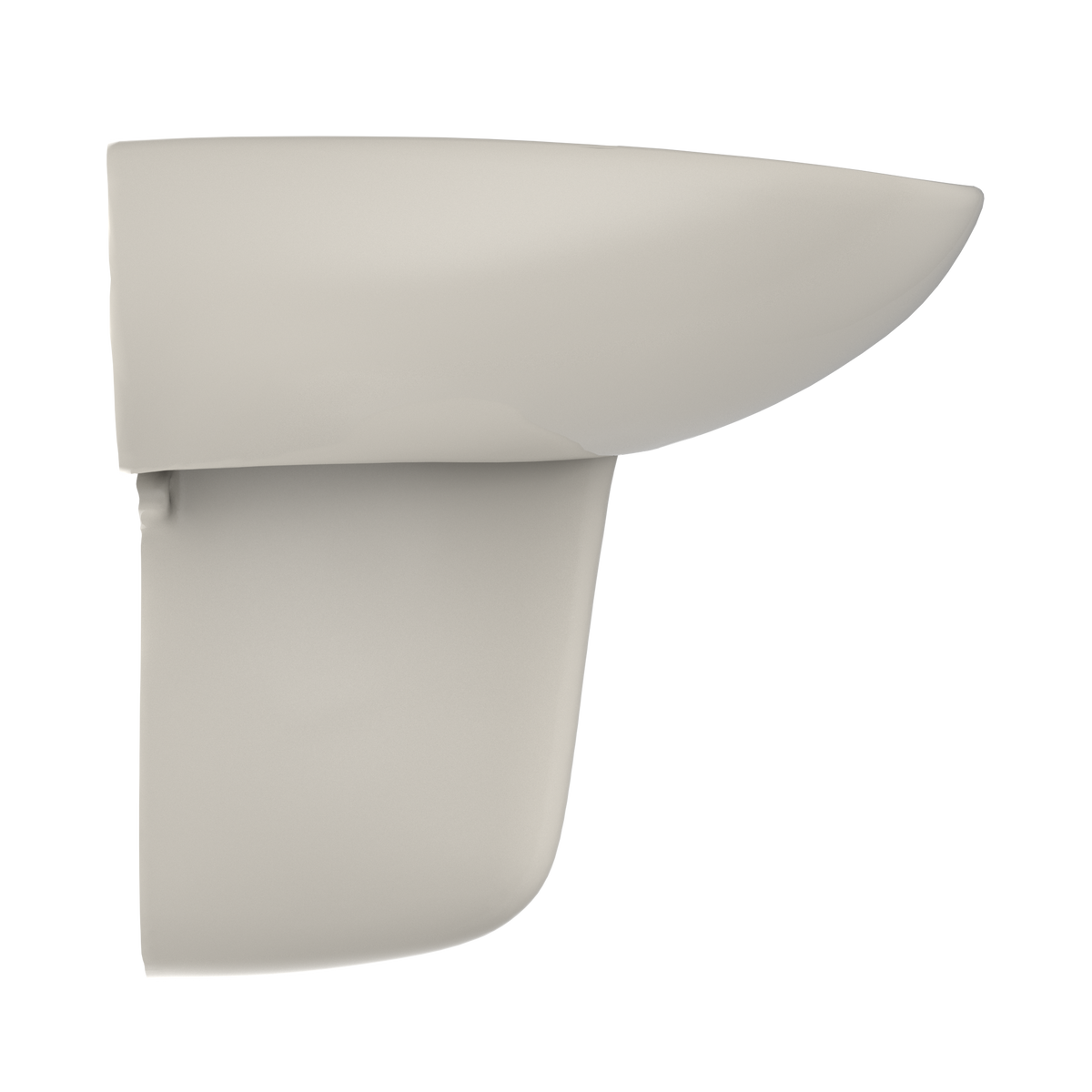 TOTO LHT242G#12 Prominence Oval Wall-Mount Bathroom Sink With Cefiontect And Shroud For Single Hole Faucets - Sedona Beige