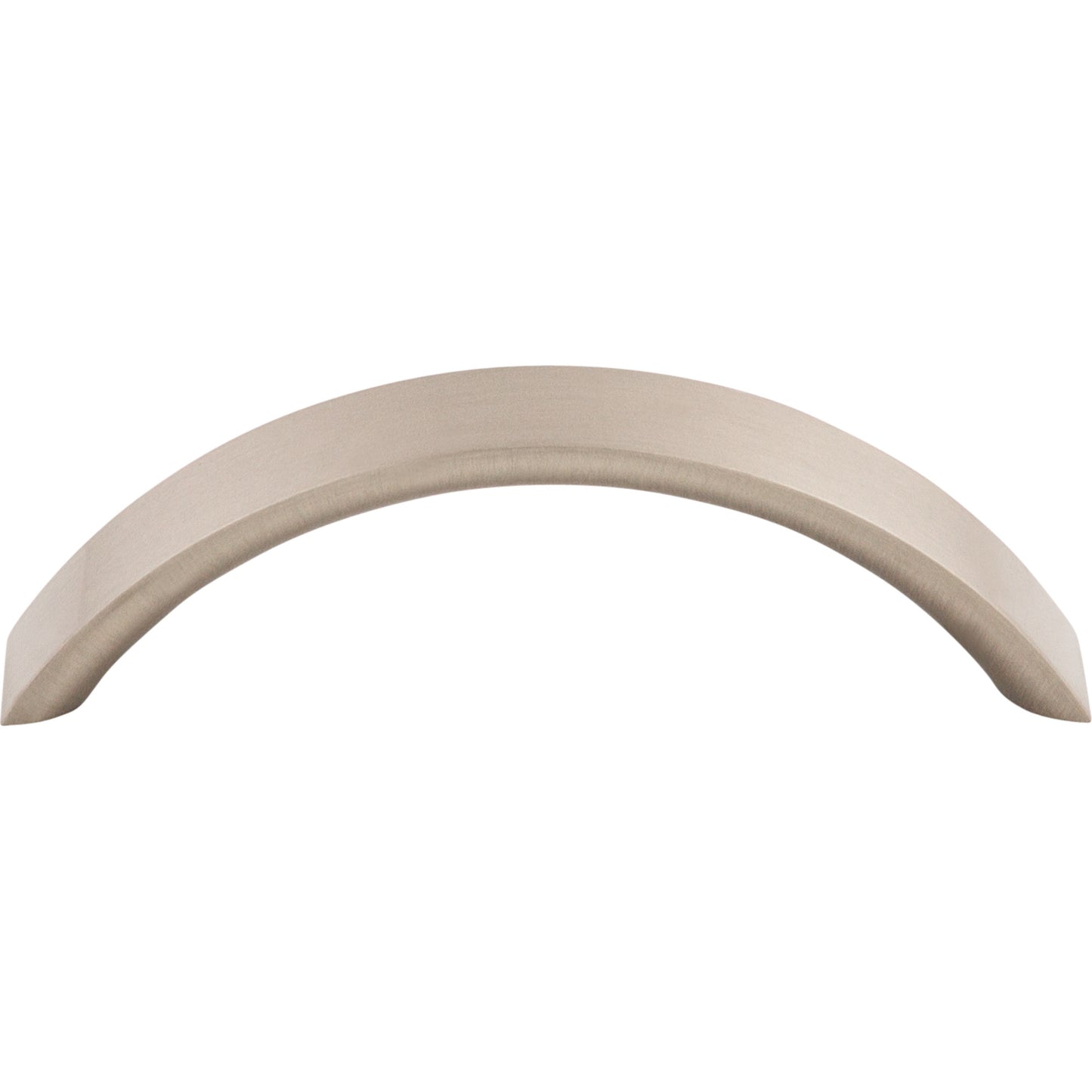 TOP KNOBS M394 Crescent 3 3/4" Center to Center Bar Pull , Brushed Satin Nickel