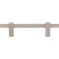 JEFFREY ALEXANDER 698-96SN Larkin Knurled Ends 96 mm Center-to-Center Bar Pull - Satin Nickel