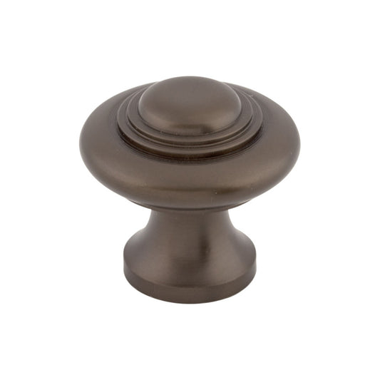 TOP KNOBS M771 Ascot 1 1/4" Diameter Round Knob - Oil Rubbed Bronze