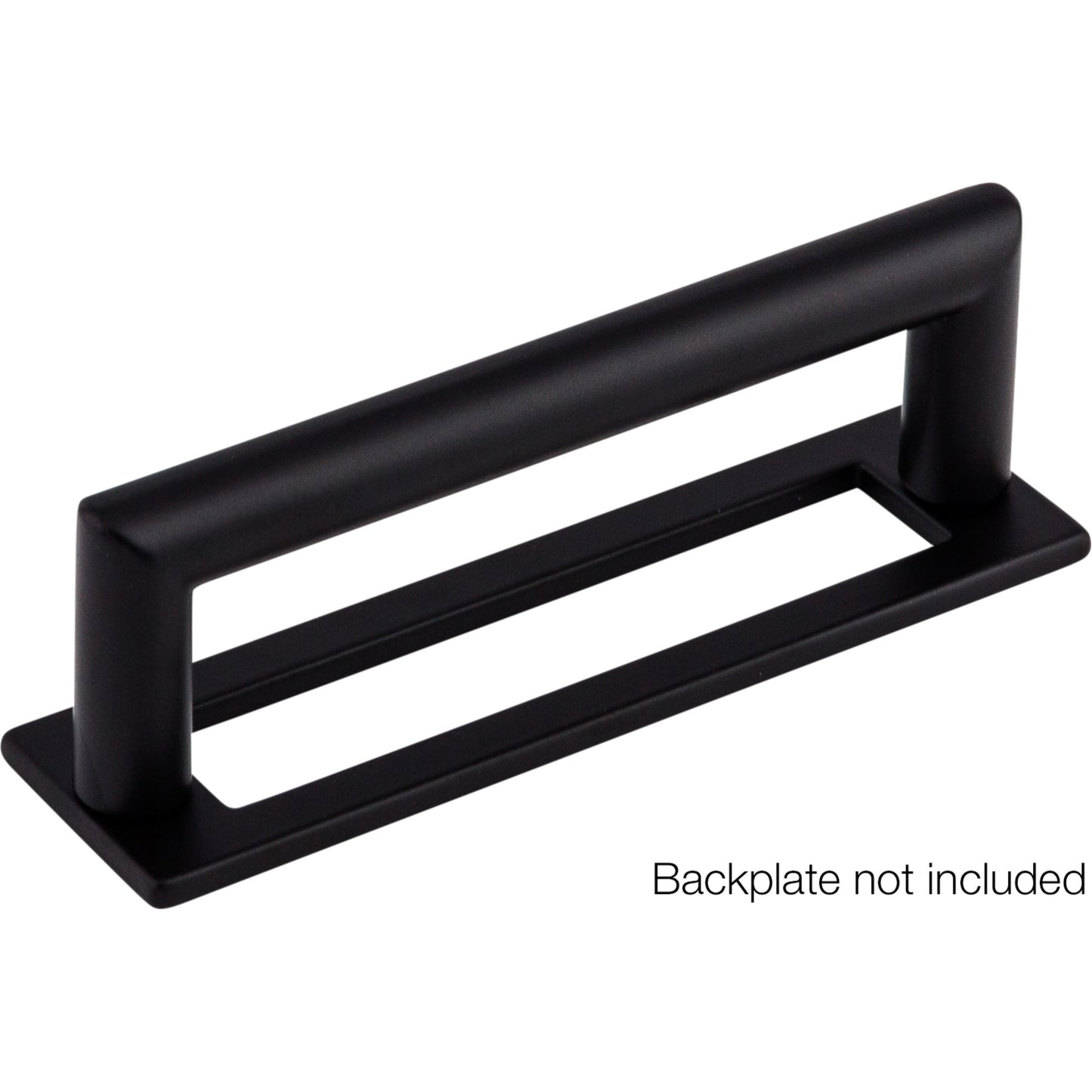 TOP KNOBS TK941BLK Kinney 3 3/4" Center to Center Bar Pull - Flat Black