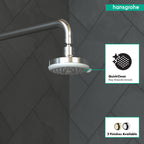 HANSGROHE 04071000 Croma 100 Showerhead E 3-Jet, 2.5 GPM - Chrome