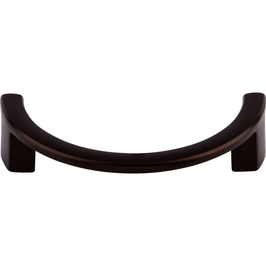 TOP KNOBS TK53ORB Half Circle Open 3 1/2" Center to Center Finger Pull , Oil Rubbed Bronze