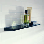AXOR 42844340 Universal Circular Shelf, 16" - Brushed Black Chrome