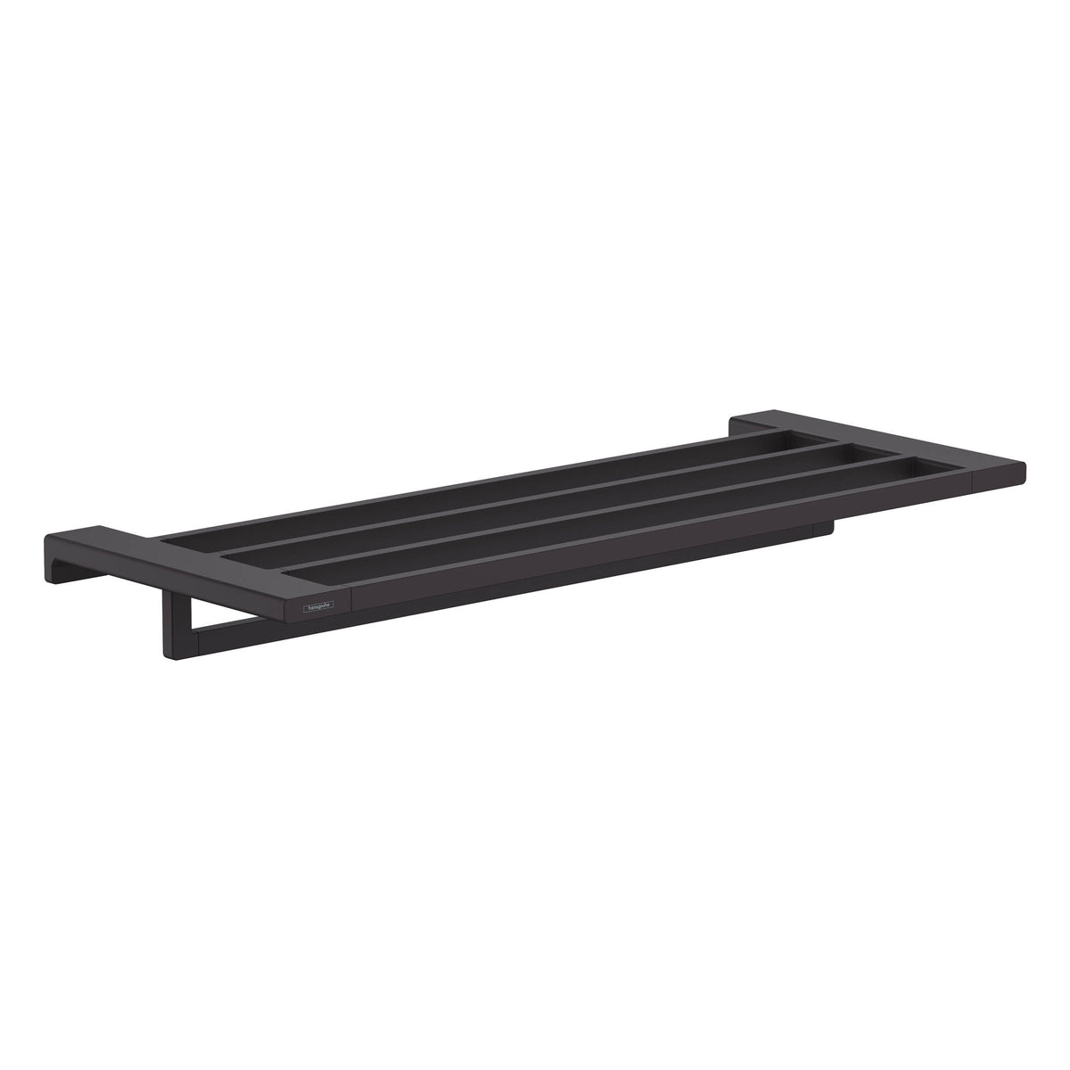 HANSGROHE 41751670 AddStoris Towel Rack with Towel Bar - Matte Black