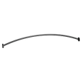 MOEN CSR2145BL Matte black 5' curved shower rod - Matte Black