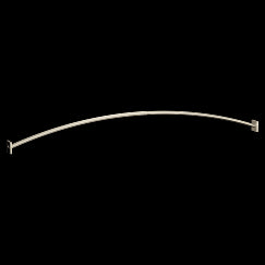 MOEN CSR2169BN Brushed nickel adjustable curved shower rod, Brushed Nickel