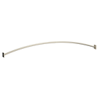 MOEN CSR2169BN Brushed nickel adjustable curved shower rod - Brushed Nickel