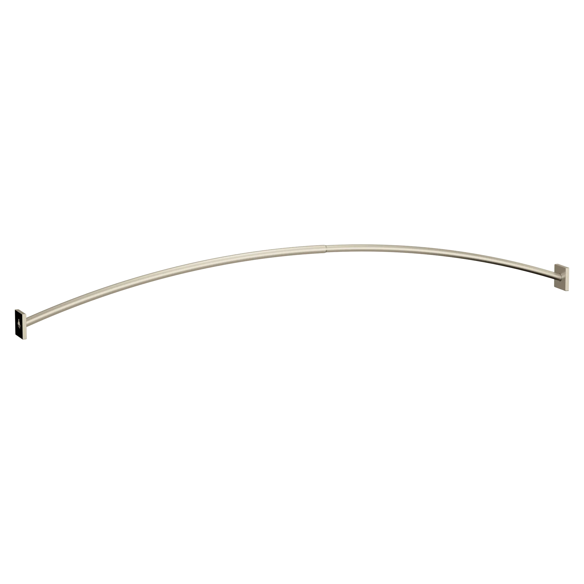 MOEN CSR2169BN Brushed nickel adjustable curved shower rod - Brushed Nickel