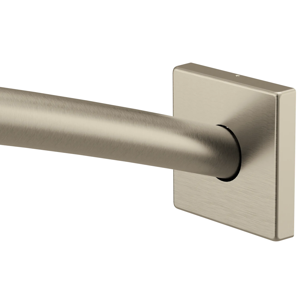 MOEN CSR2169BN Brushed nickel adjustable curved shower rod - Brushed Nickel