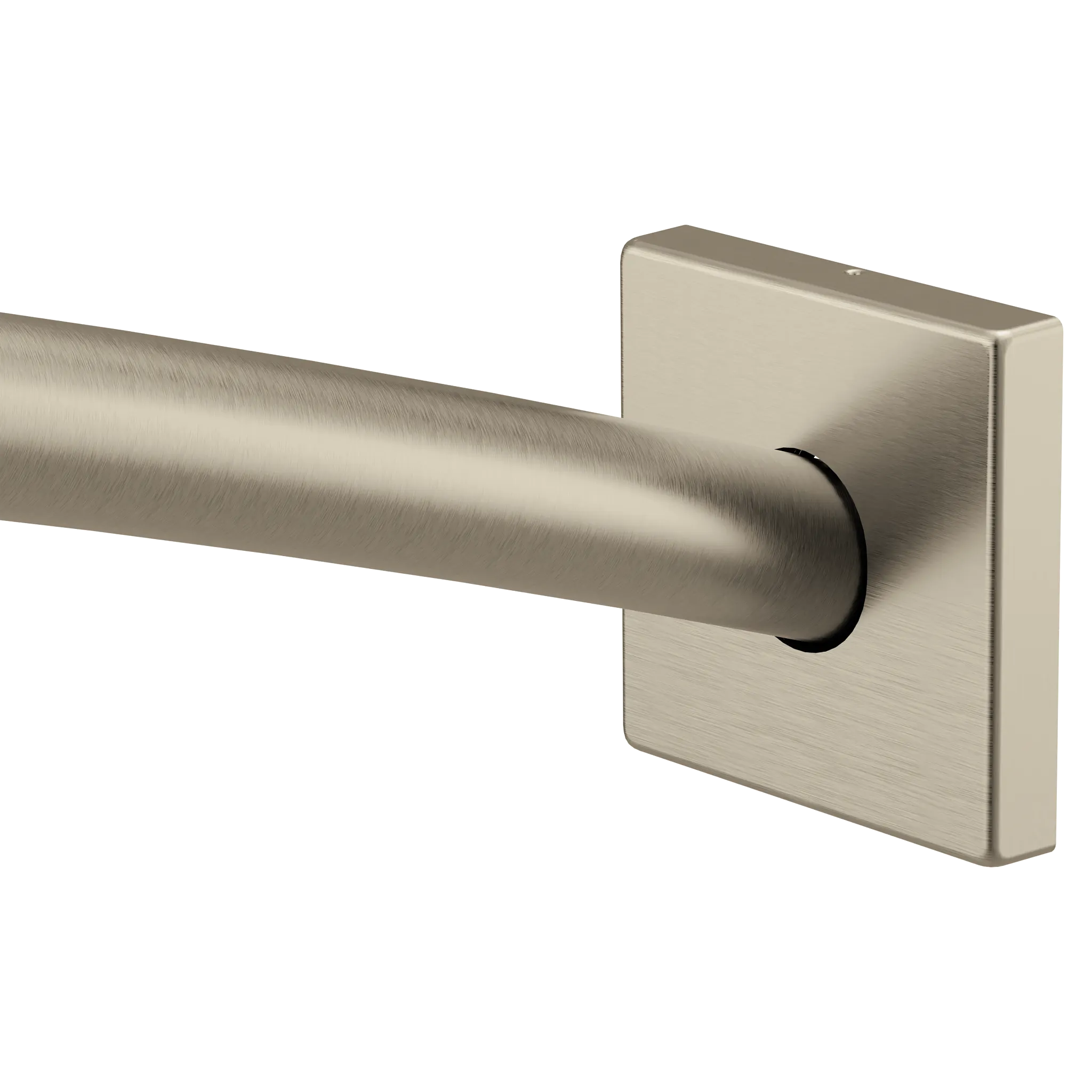 MOEN CSR2169BN Brushed nickel adjustable curved shower rod - Brushed Nickel