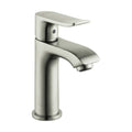 HANSGROHE 31088821 Metris Single-Hole Faucet 100 with Pop-Up Drain, 1.2 GPM - Brushed Nickel