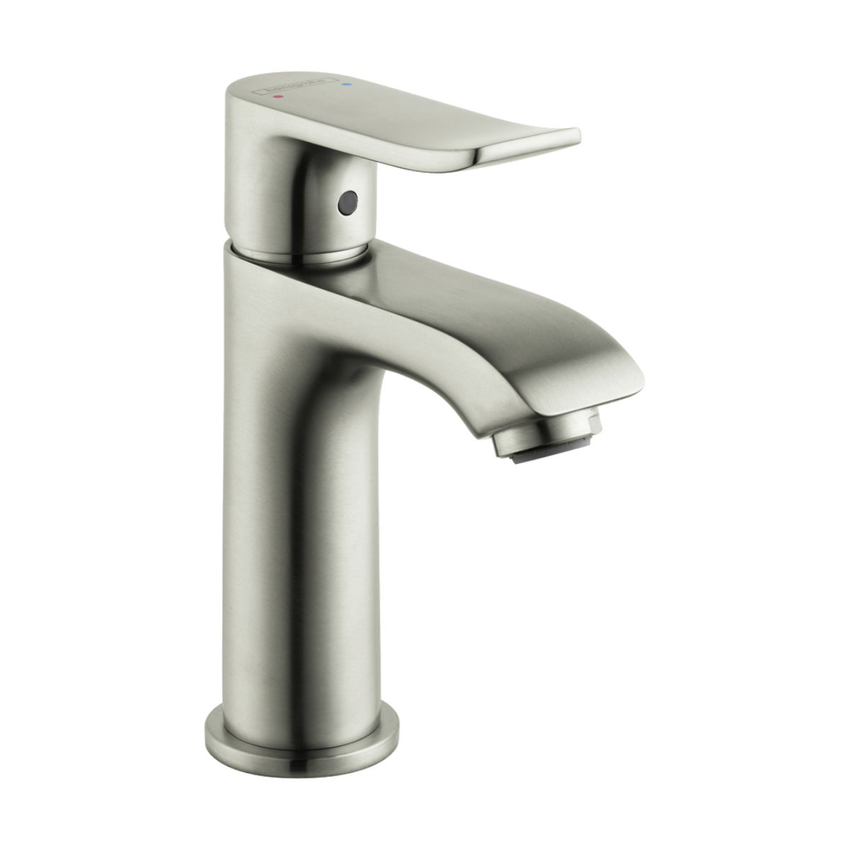HANSGROHE 31088821 Metris Single-Hole Faucet 100 with Pop-Up Drain, 1.2 GPM - Brushed Nickel