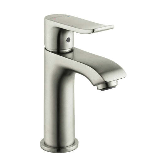 HANSGROHE 31088821 Metris Single-Hole Faucet 100 with Pop-Up Drain, 1.2 GPM - Brushed Nickel