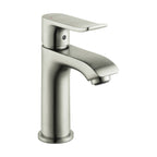 HANSGROHE 31088821 Metris Single-Hole Faucet 100 with Pop-Up Drain, 1.2 GPM - Brushed Nickel
