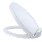 TOTO SS204#01 Oval Softclose Slow Close Elongated Toilet Seat And Lid - Cotton White