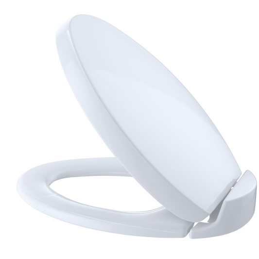 TOTO SS204#01 Oval Softclose Slow Close Elongated Toilet Seat And Lid - Cotton White