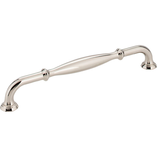 JEFFREY ALEXANDER 658-192NI Tiffany 192 mm Center-to-Center Bar Pull - Polished Nickel