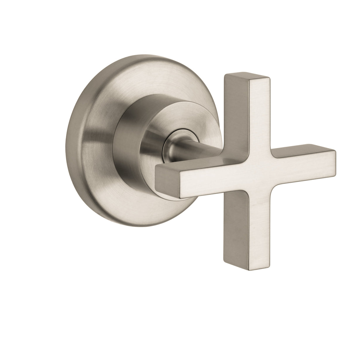 AXOR 39967821 Citterio Volume Control Trim with Cross Handle - Brushed Nickel
