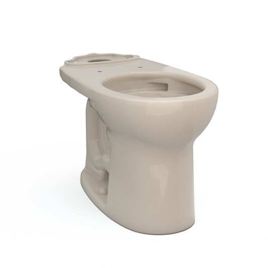 TOTO C775CEFG#03 Drake Round Tornado Flush Toilet Bowl With Cefiontect - Bone