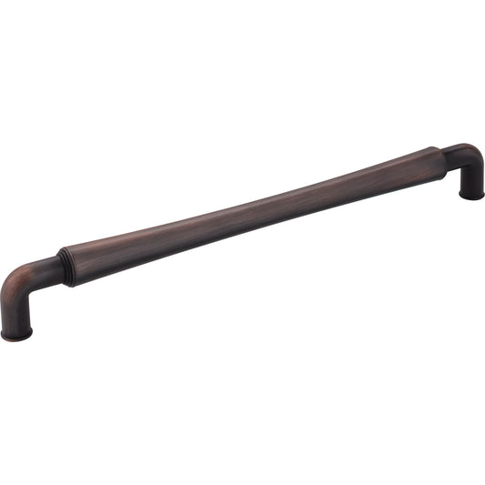 JEFFREY ALEXANDER 537-12DBAC Bremen 2 12" Center-to-Center Appliance Pull - Brushed Oil Rubbed Bronze